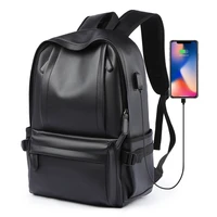 tanghao 2019 hot sale waterproof 14 inch laptop backpack men leather backpacks for teenager travel casual daypacks mochila male