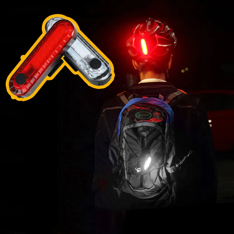 

WEST BIKING Bicycle Taillight Waterproof USB Charging LED Cycling Night Safety Warning Flashlight 4 Modes MTB Road Bike Lights