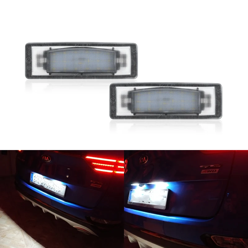 

Fits For Kia Sportage 2017 2018 2019 2020 SMD Led License Plate Lights Canbus Error Free