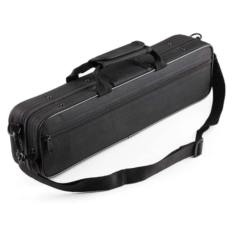 

HK.LADE Water-Resistant Flute Case Oxford Cloth Gig Bag Box for Western Concert Flute with Adjustable Shoulder Strap