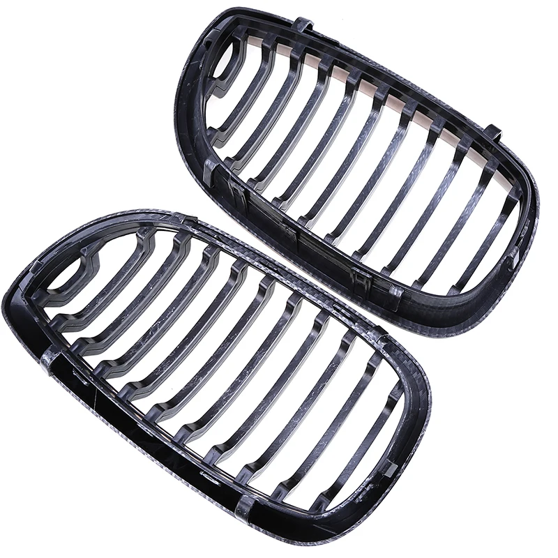 Posbay Автомобильная имитация углеродного волокна передняя решетка декоративные