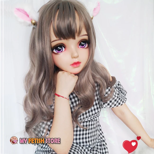 Miao-10) женские милые девушки смолы половина головы кигуруми BJD маска косплей японского аниме ролевая маска Лолиты кроссдресс кукольная маска