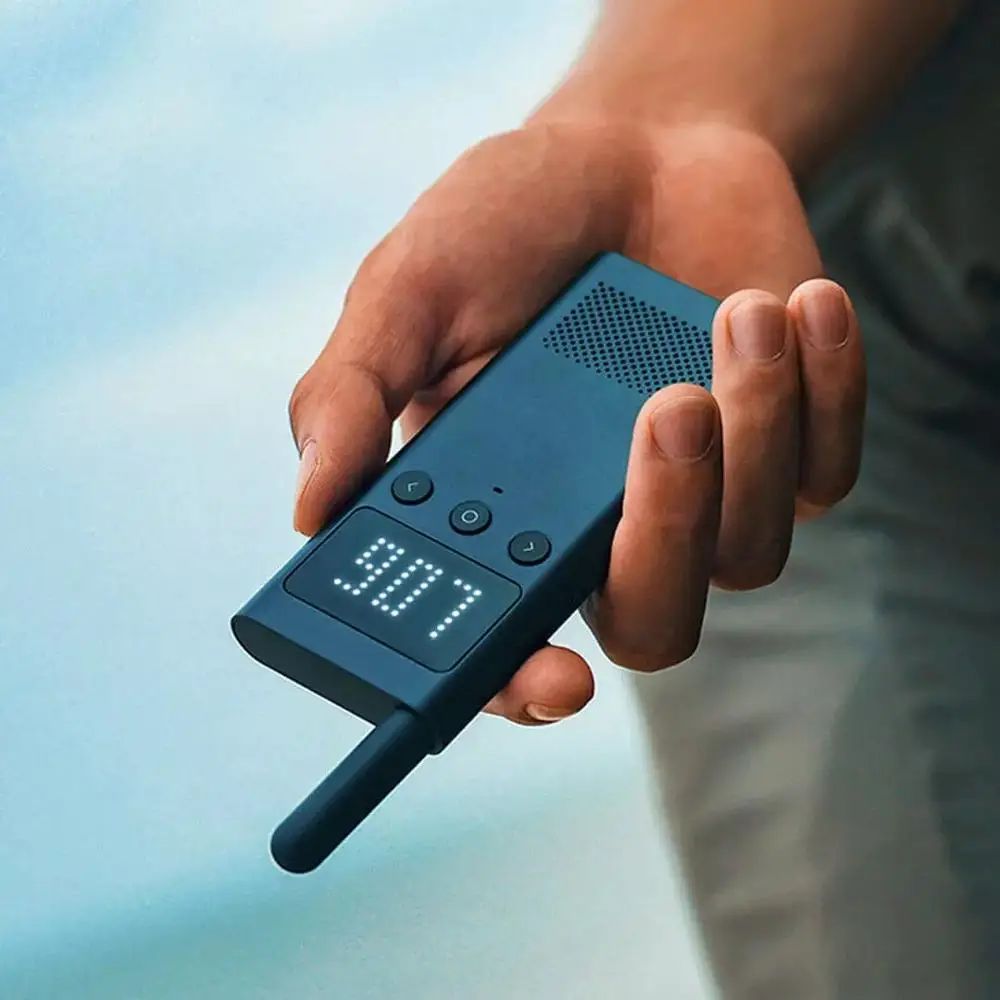2020 Xiaomi Mijia Smart Walkie Talkie 1S с FM-радио динамиком управлением через приложение |