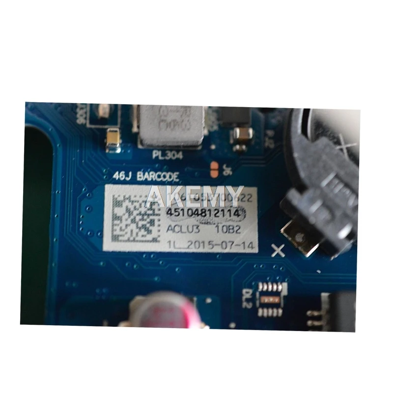 

Akemy NM-A362 Laptop motherboard For Lenovo G40-80 G40-70 (14-inch) original mainboard 3558U/3205U/3805U CPU