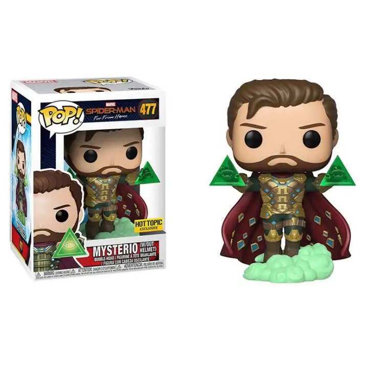 Оригинальные фигурки героев поп FUNKO POP Marvel Человек-паук далеко от дома тарио #477