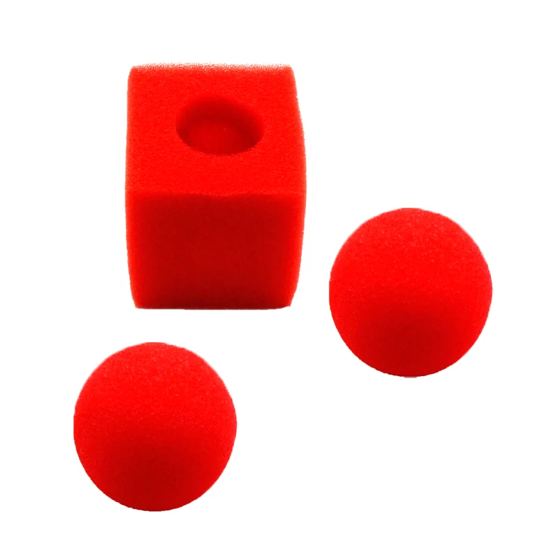 Free Shipping Magic Sponge Ball Two Circles One Square Super Elastic Children's Projects Toy High Quality Red | Игрушки и хобби