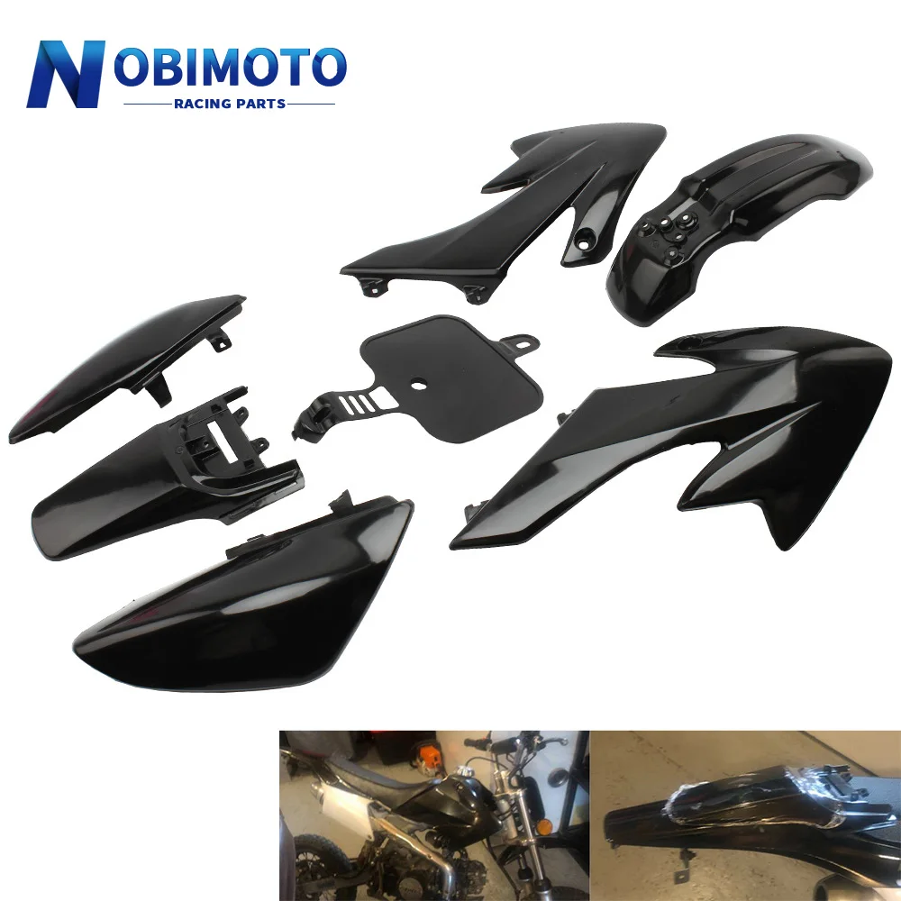 

Заднее крыло мотоцикла NOBIMOTOR комплект брызговиков, пластиковый новый полный обтекатель корпуса для Honda 50cc-160cc SSR SDG питбайка