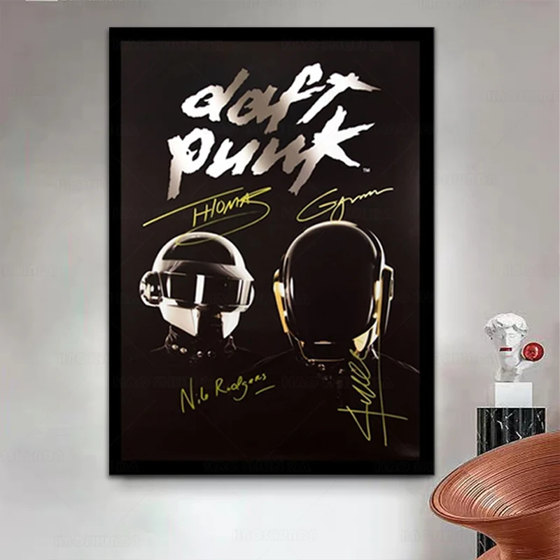 Музыкальный постер Художественная печать искусственная маска холст фотообои