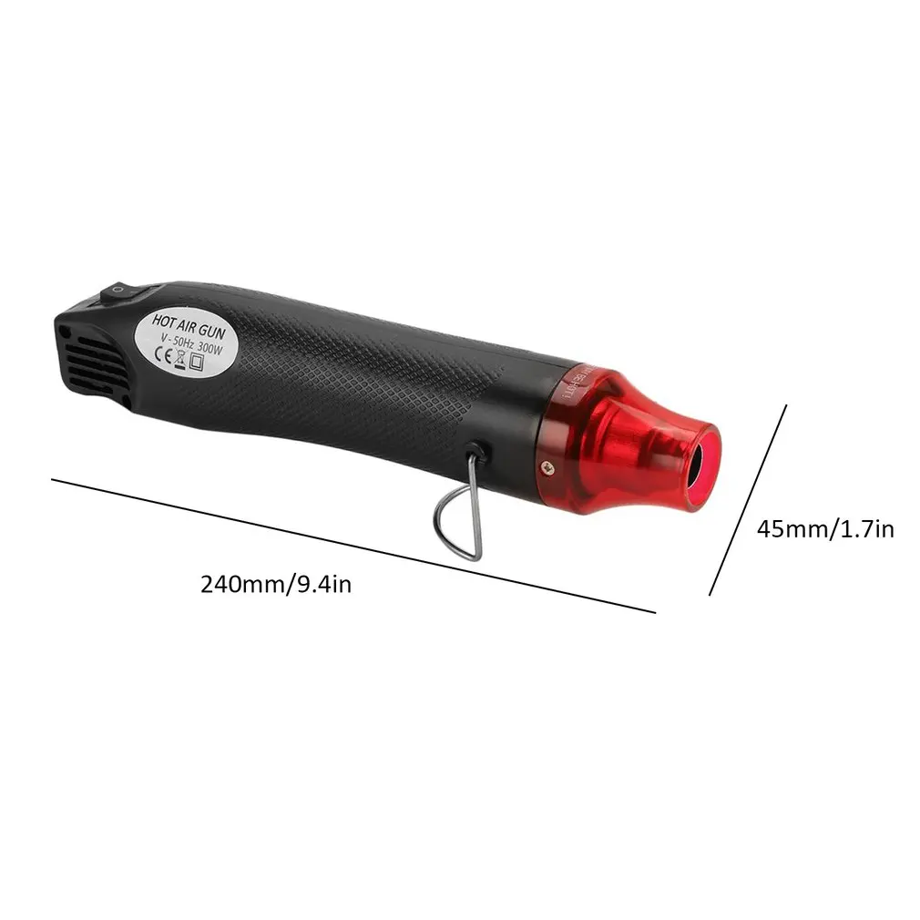 

220V 300W Adjustable Temperature Electric Heat Gun Sludge Softening Heat Multifunctional Handheld Hot Air Gun EU/US/UK