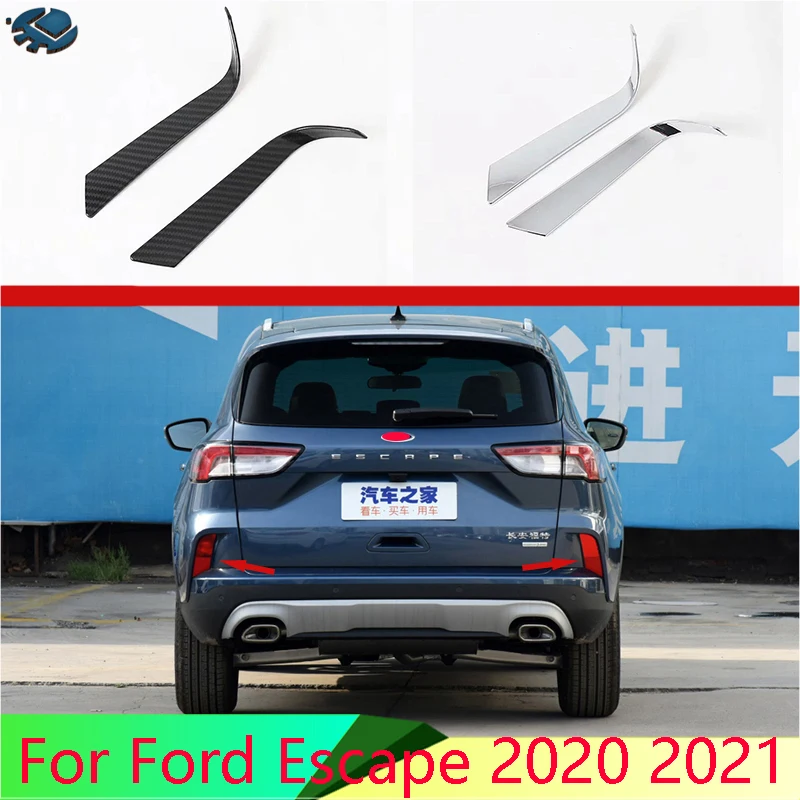 

Автомобильные аксессуары для Ford Escape Kuga 2020 2021, хромированный задний отражатель из АБС-пластика, противотумансветильник фара, крышка, отделка...