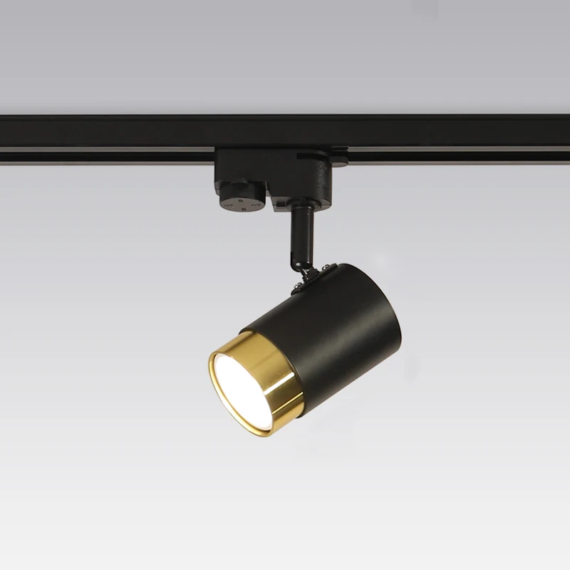 Светодиодный Трековый светильник GU10 лампочка Точечный для кабинета свободно