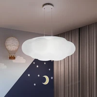 nordic cloud pendant light white hanging lamp lights for bedroom kid room lights e27 adjustable indoor dinning room lighting