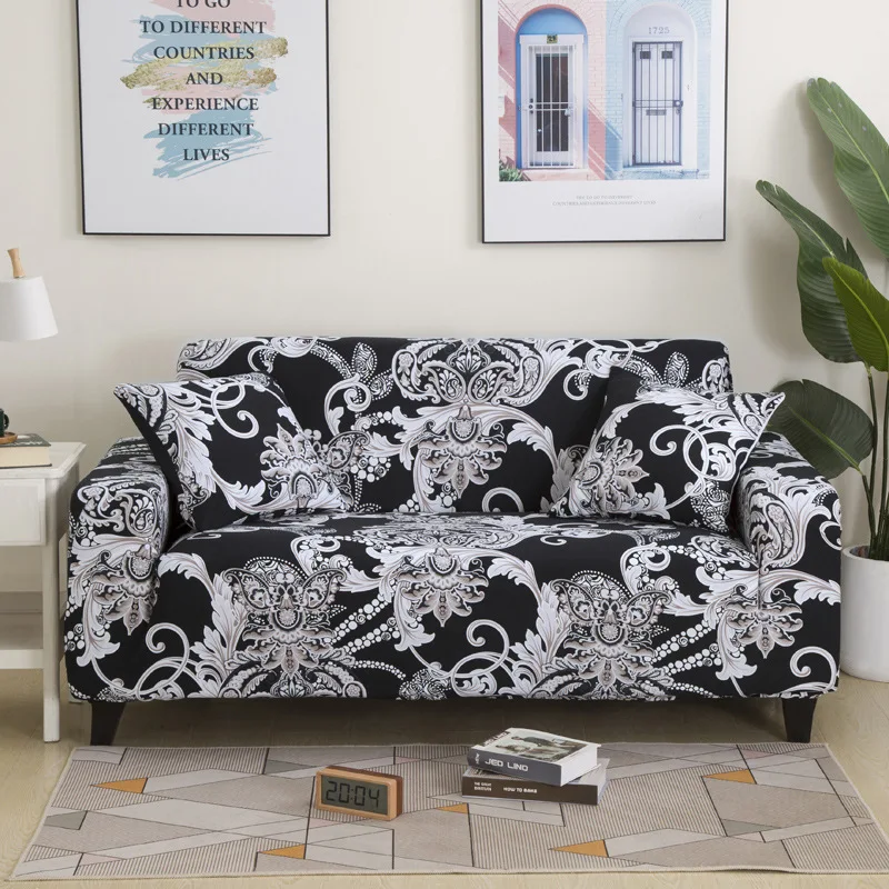 

Polyester Sofa Cover for Living Room All-inclusive Slipcovers Elastic Sofa Towel Full Packing Furniture Protector Couch Cover
