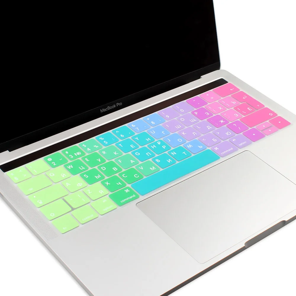 Мягкая силиконовая защитная крышка для клавиатуры нового Macbook Pro 13 15 2019 2018 A2159