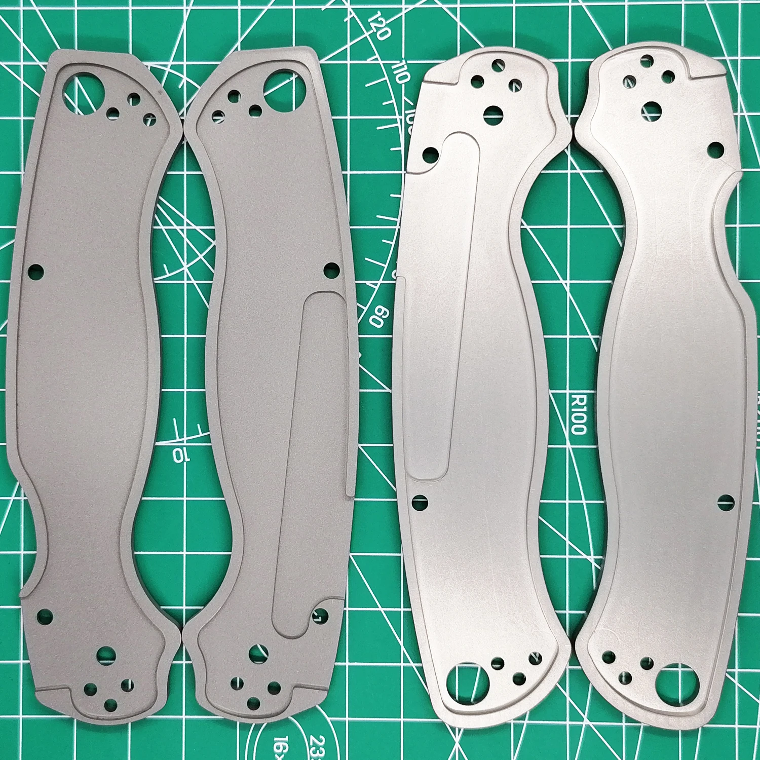 1 пара самодельных весы из титанового сплава для Spyderco формирования 2 C81|Уличные