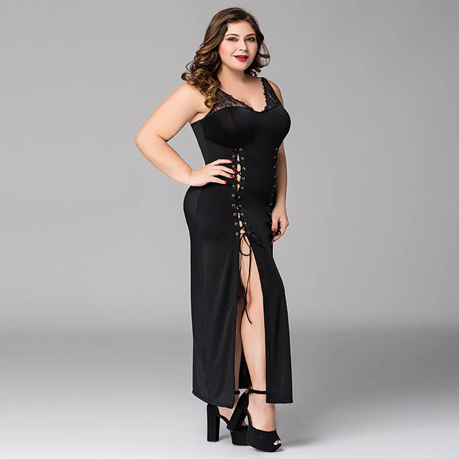 

JSY Porno Women Babydoll Sexy Plus Size Dress Lingerie Sexy Hot Erotic Baby Doll Apparel Bandage Erotic Lingerie Porno Costumes