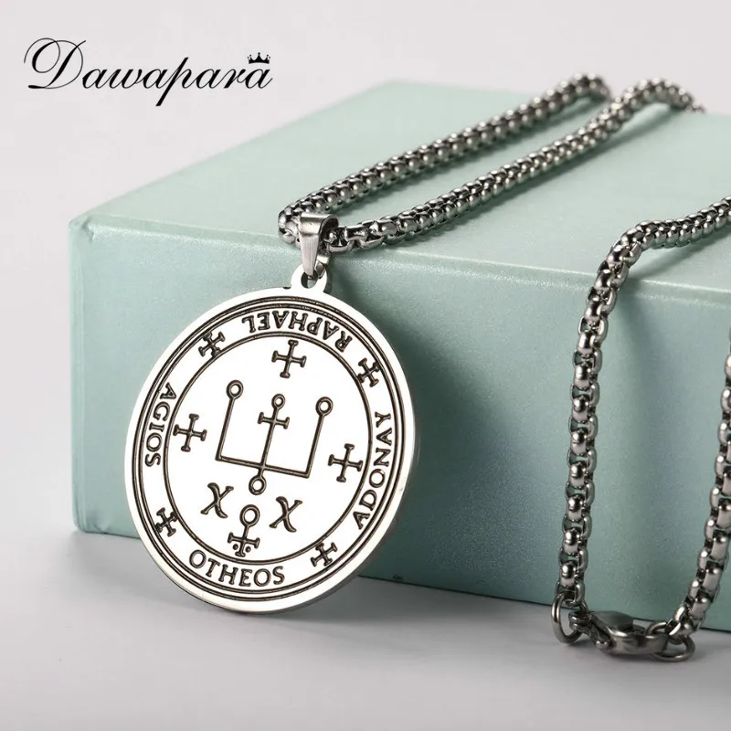 Ожерелье-амулет с печатью Рафаэль от компании давапара Сверхъестественное