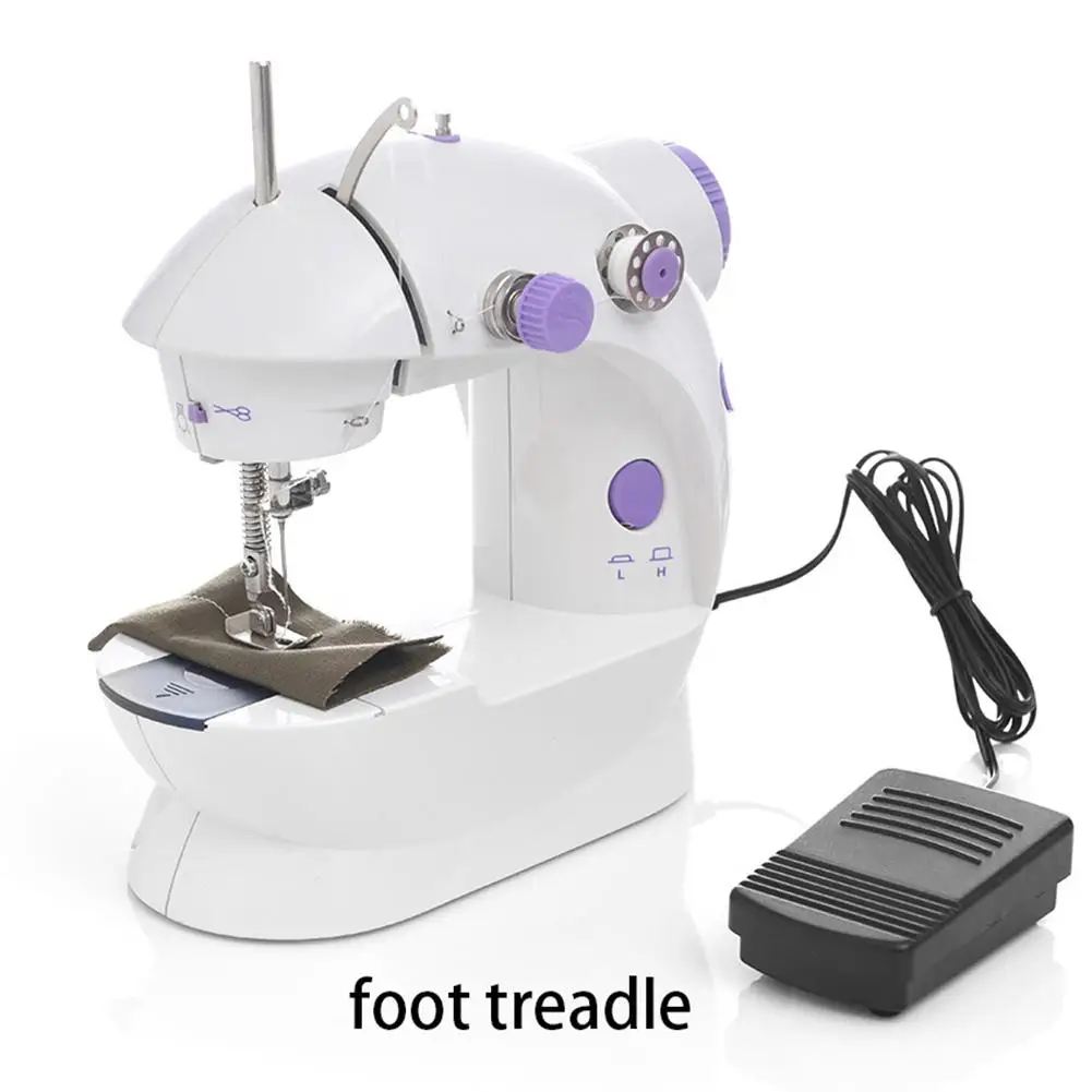 

Sewing Accessories Portable Mini Sewing Machine Household Electric Stitching Pedal Mini Table Model Sewing Machine Durable