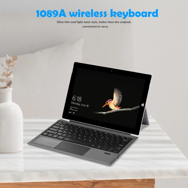 

Ultra-thin Bluetooth Wireless Keyboard for microsoft- Surface Pro 3/4/5/6/7