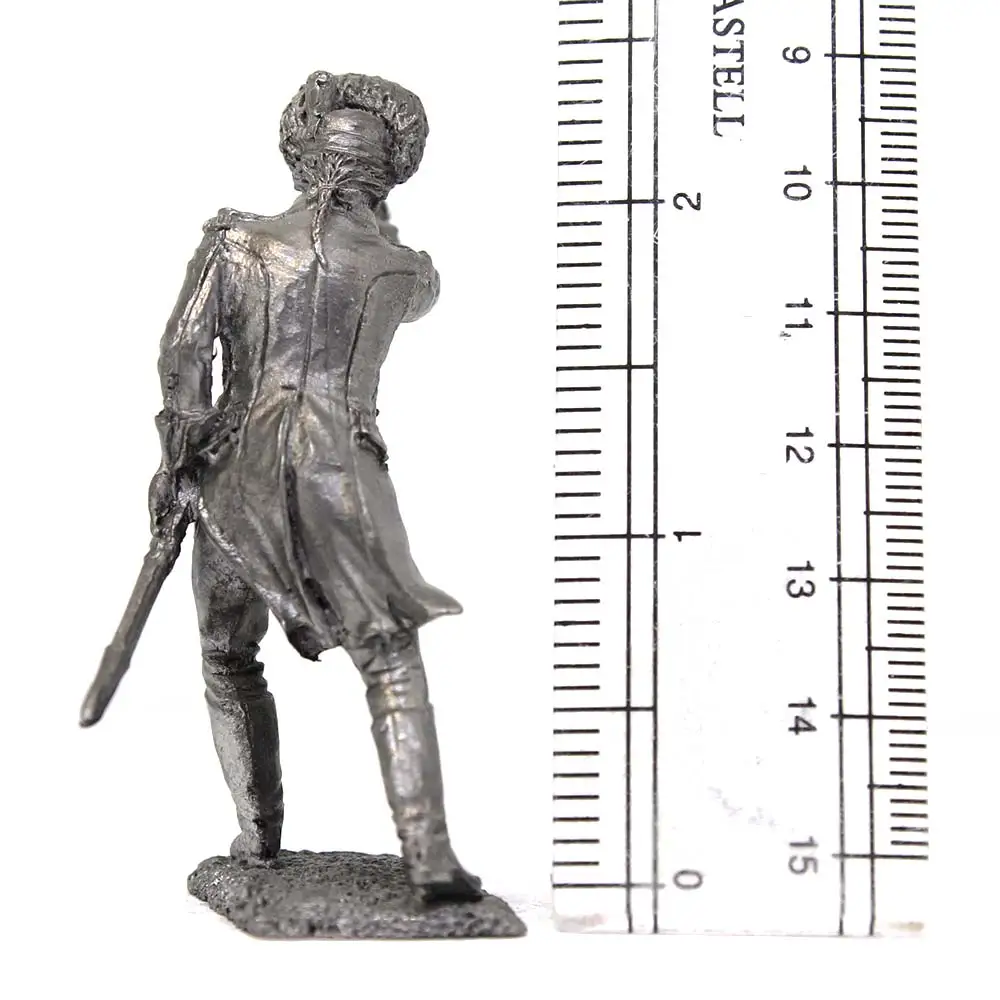 Обер-офицер егерей 1780-90 гг - оловянный солдатик фигурка 54 мм P252 | Дом и сад