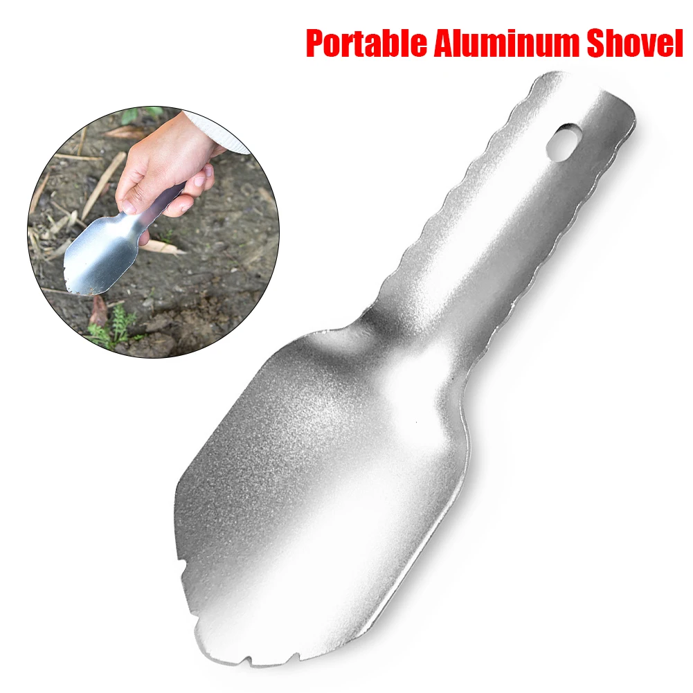 

Aluminum Shovel Gardening Potting Soils Scoop Hand Trowel Mini Flower Shovel outdoor camping tool garden Small Shovel