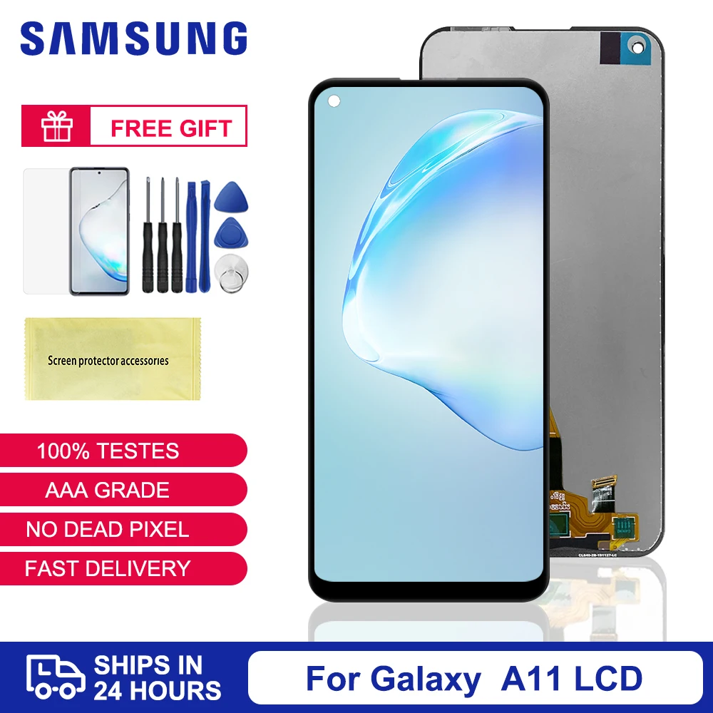 

Original A11 LCD For Samsung Galaxy A115F A115F/DS LCD Display Touch Screen Assembly for Samsung A11 Lcd Replacement 100% New