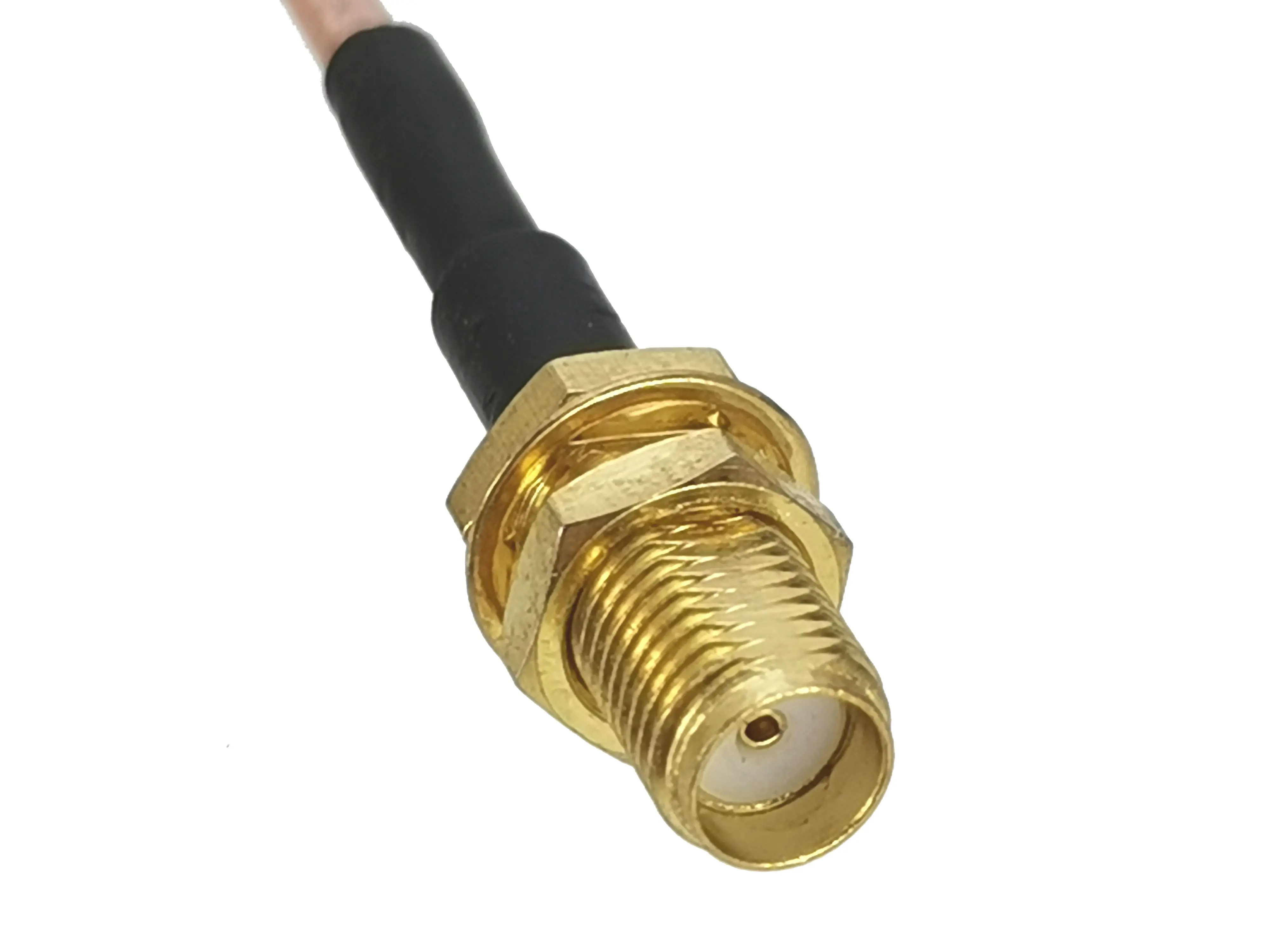 1Pcs RG316 SMA Female Jack Bulkhead to Male plug Right angle Connector RF Coaxial Pigtail Cable For Radio Antenna 4inch~10M |