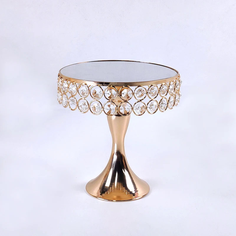 1 шт. золотые антикварные металлическая для подставки пирожных круглые кексов