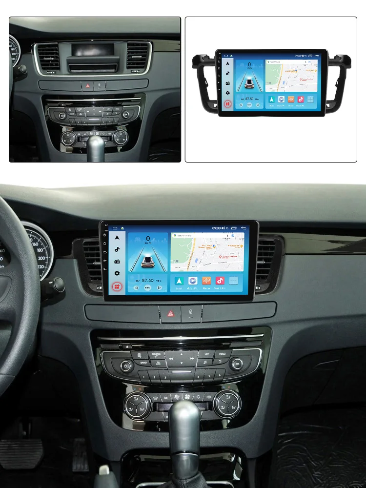 Андроид 10.0 IPS HD 1280*720 Экран для PEUGEOT 508 GPS Радио Навигация 6 ГБ ОЗУ + 128 ГБ Флэш 8-ядерный Окта-Кор С поддержкой оригинальной CAR JBL on.