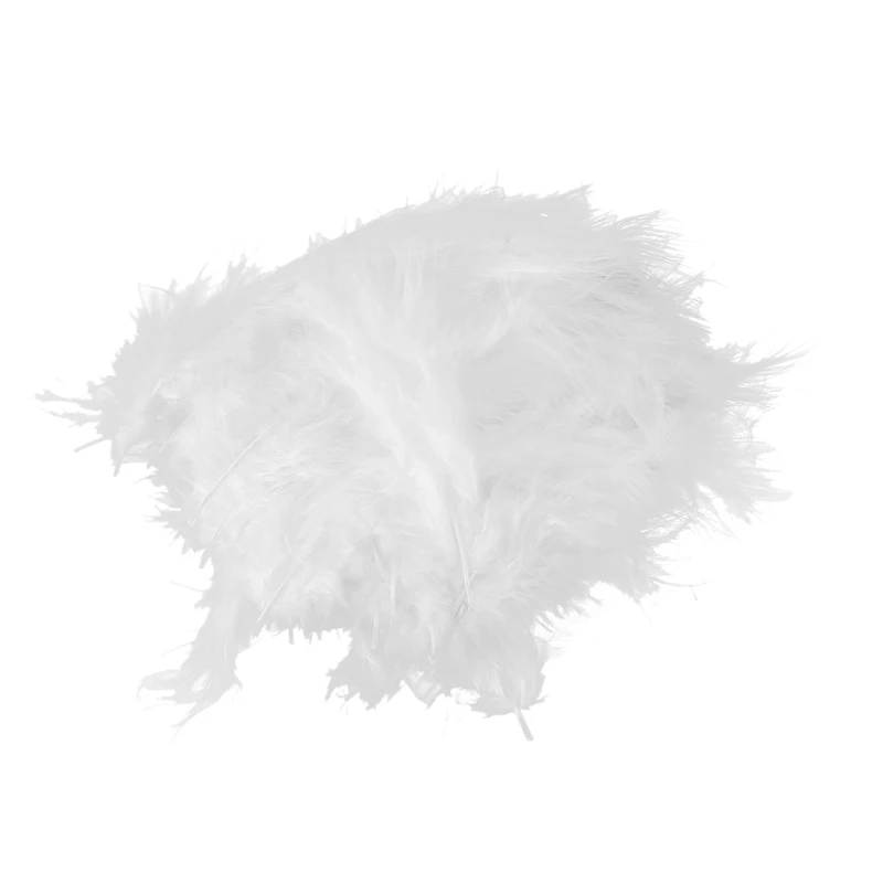 100 шт пушистые перья Marabou вечерние украшения для свадебной отделки DIY 8-15 см белый |