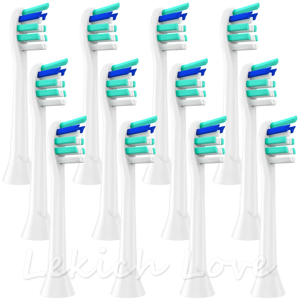 Насадки для зубной щетки Philips Sonicare 12 шт. насадки подходят здоровья десен 3 6 9 серий
