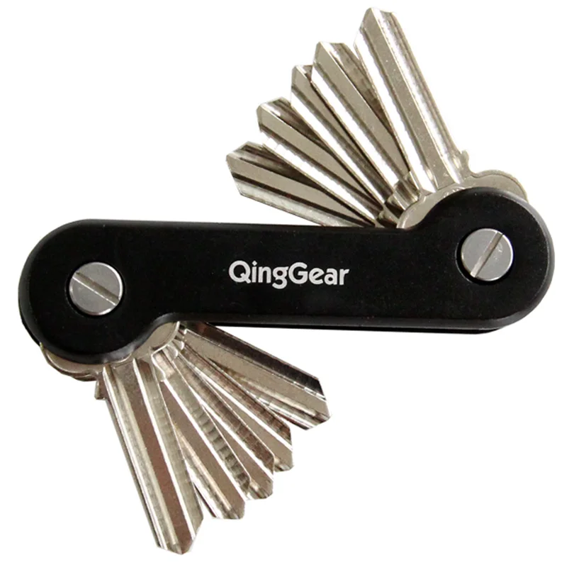 QingGear ключ-органайзер для ключей, держатель для ключей, карман для ключей, зажим для ключей с карманом, 3 комплекта, винт