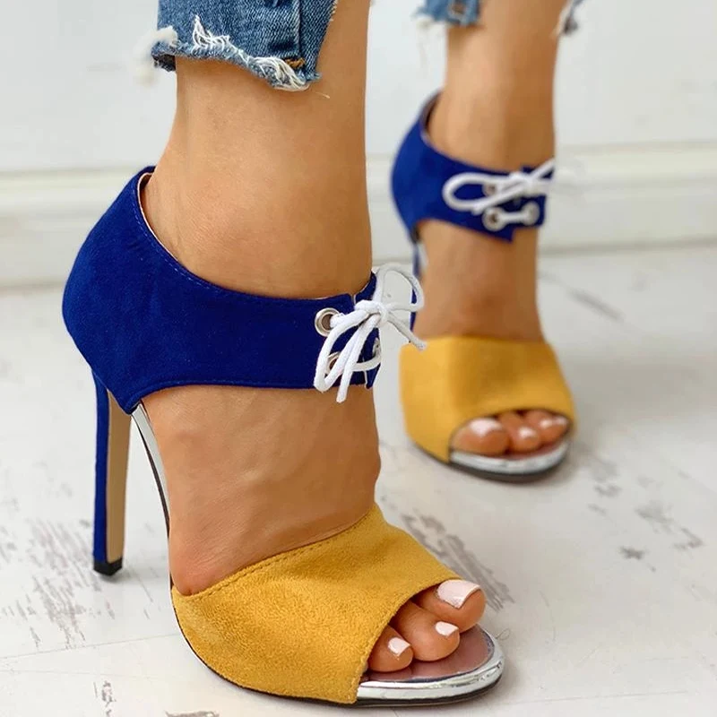 New Summer High Heels Pumps Sandals Shoes Woman Fashion Sexy Ladies Increased Stiletto Super Peep Toe Shoes