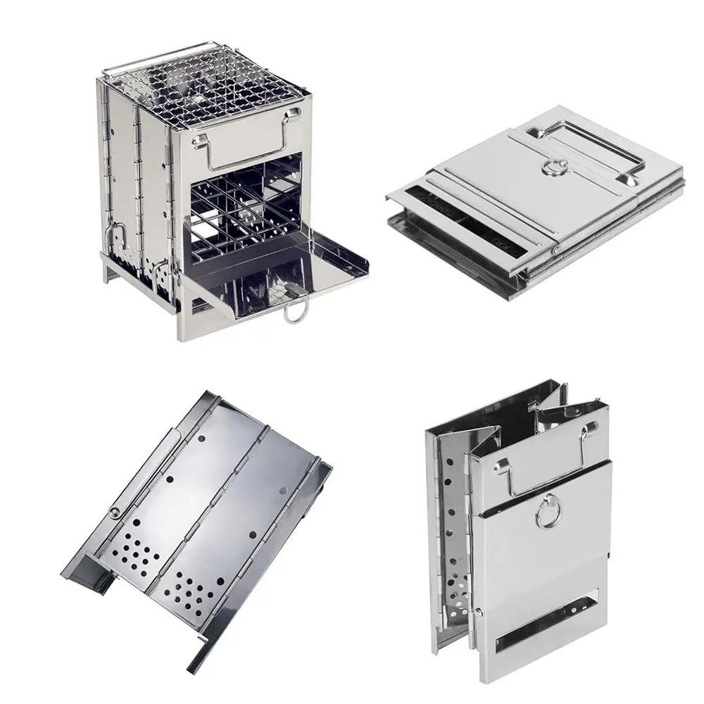 Практичная мини плита для приготовления пищи пикника уличная барбекю переносной