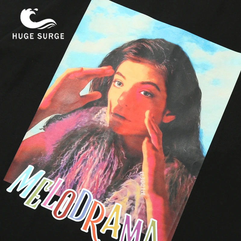 

European Street Popular Logo Retro Short Sleeve T shirt Men And Women American Loose INS Web Celebrity T shirts Hip Hop Casual