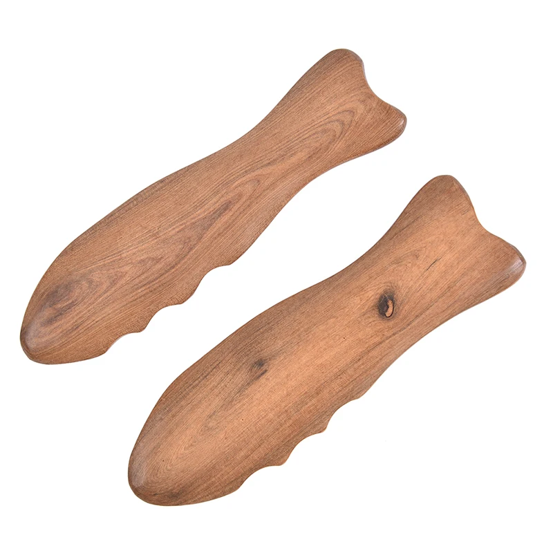 Good Healthy Wooden Fish Shape Body Massage Tools Health Care Relaxation Foot Roller Massager Hand Wood Tool | Красота и здоровье