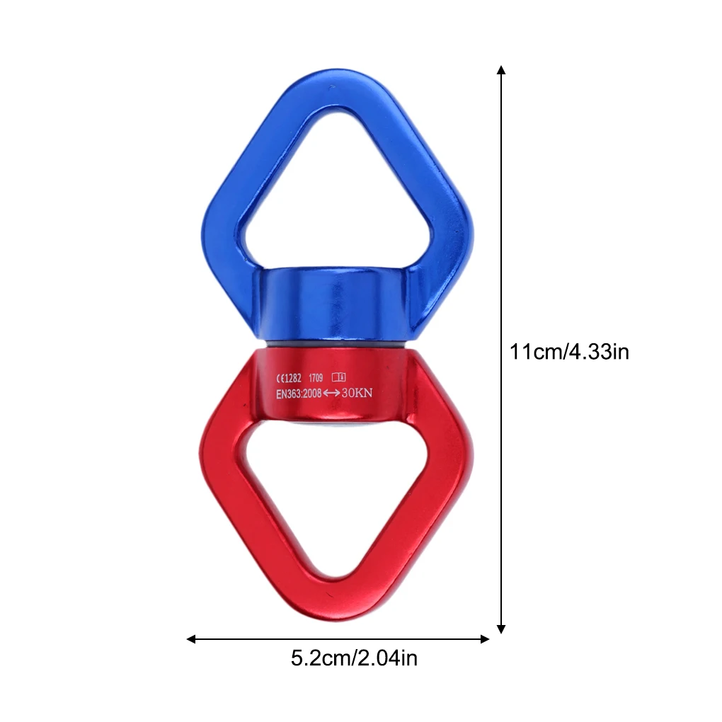 360 Degree Swivel Rope Connector Gear Mountaineering Aerial Spinning Hoop Supplies Outdoor Sports Climbing Hardware Accessories | Спорт и
