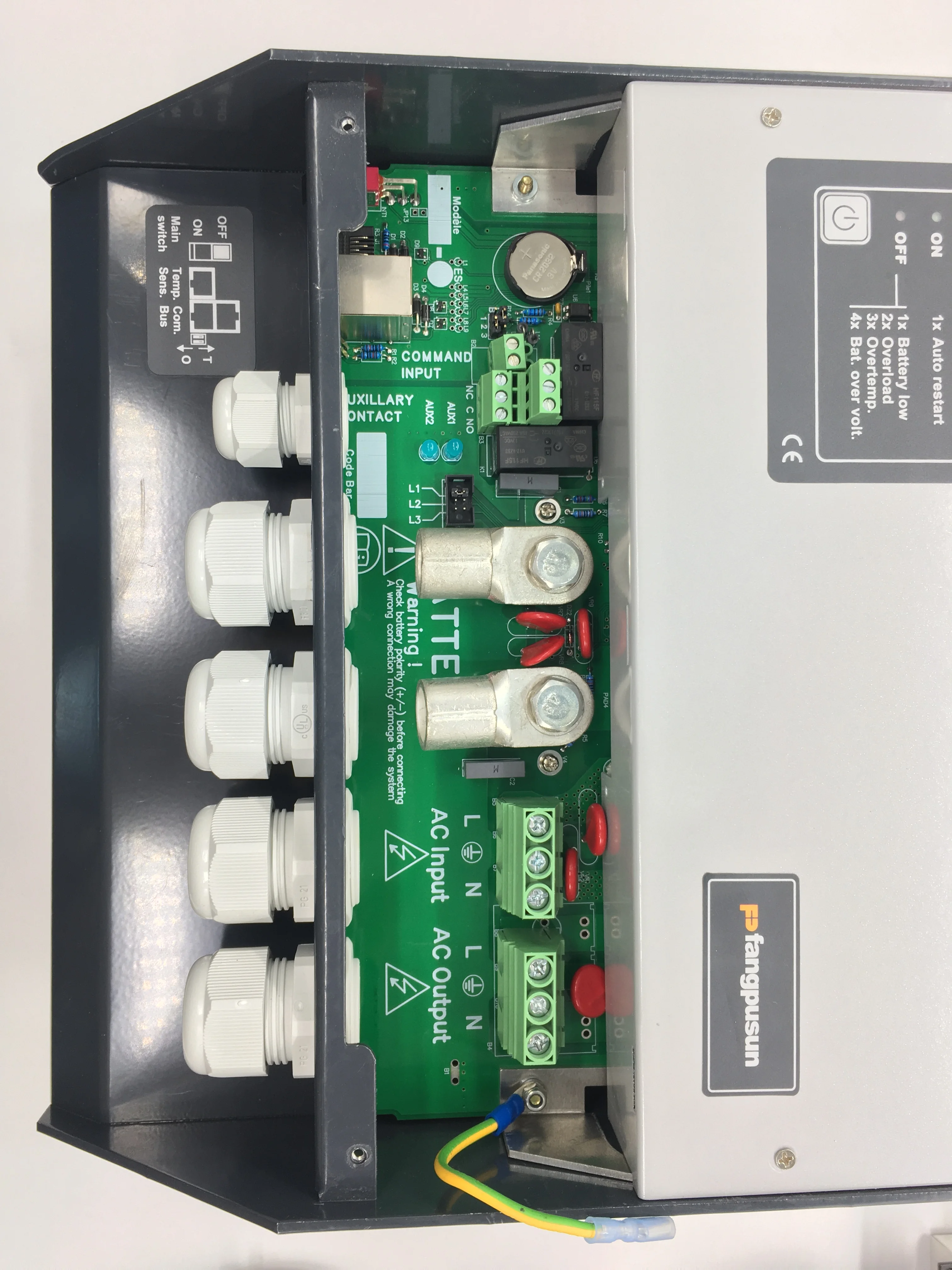 

XTH 5000w 24v solar inverte 5kw pure sine wave inverter charge 140A converters dc ac converter 120v 230v 5 years warranty