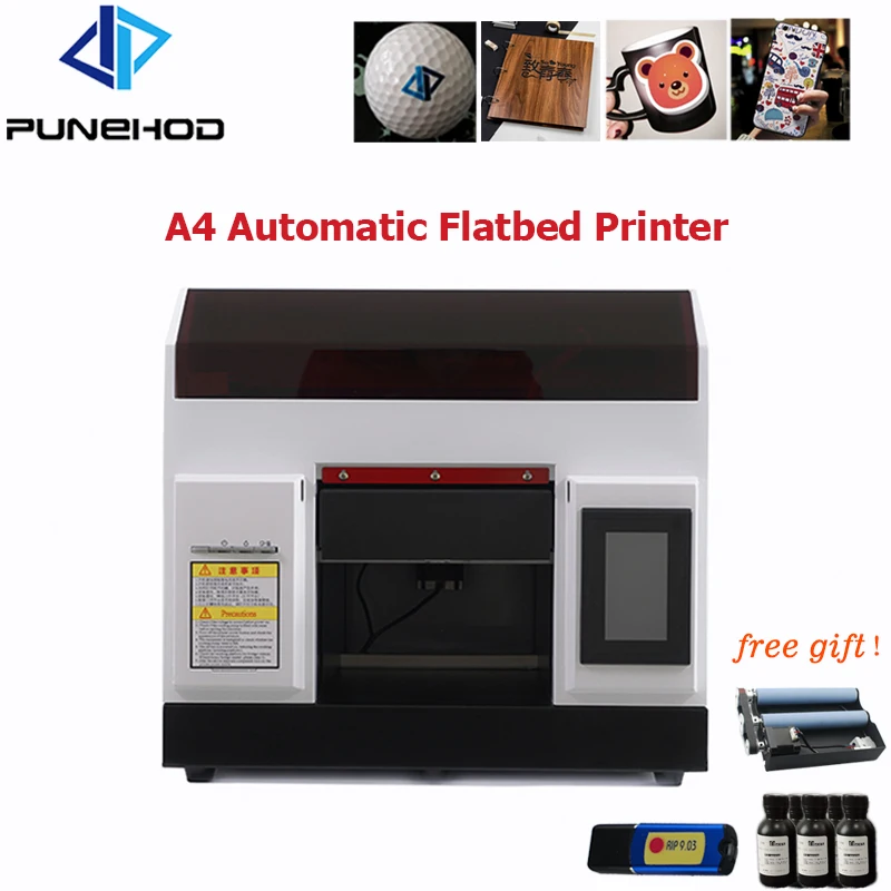 Punehod Стандартный цветной планшетный принтер автоматический стеклянный apex uv led a4