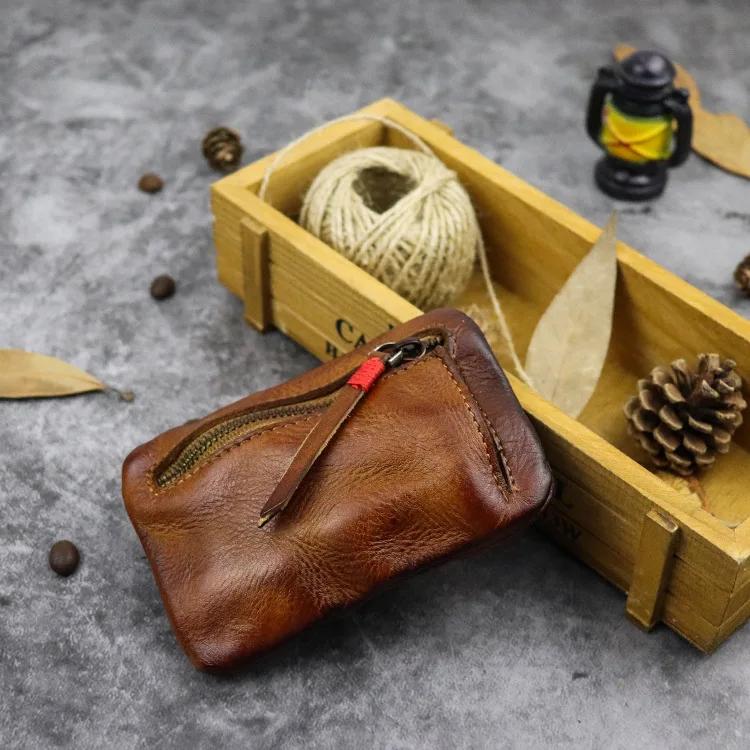 Кошелек мужской винтажный кожаный | Багаж и сумки