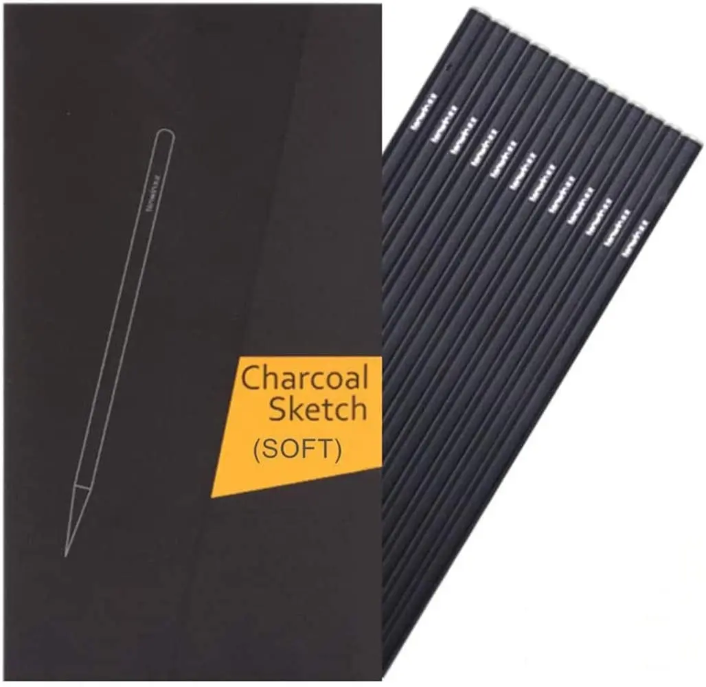 

Charcoal Sketch Pencils Set for Drawing Sketching Art Artist Pencils Suitable Beginners and Professional Artists Soft 12pcs