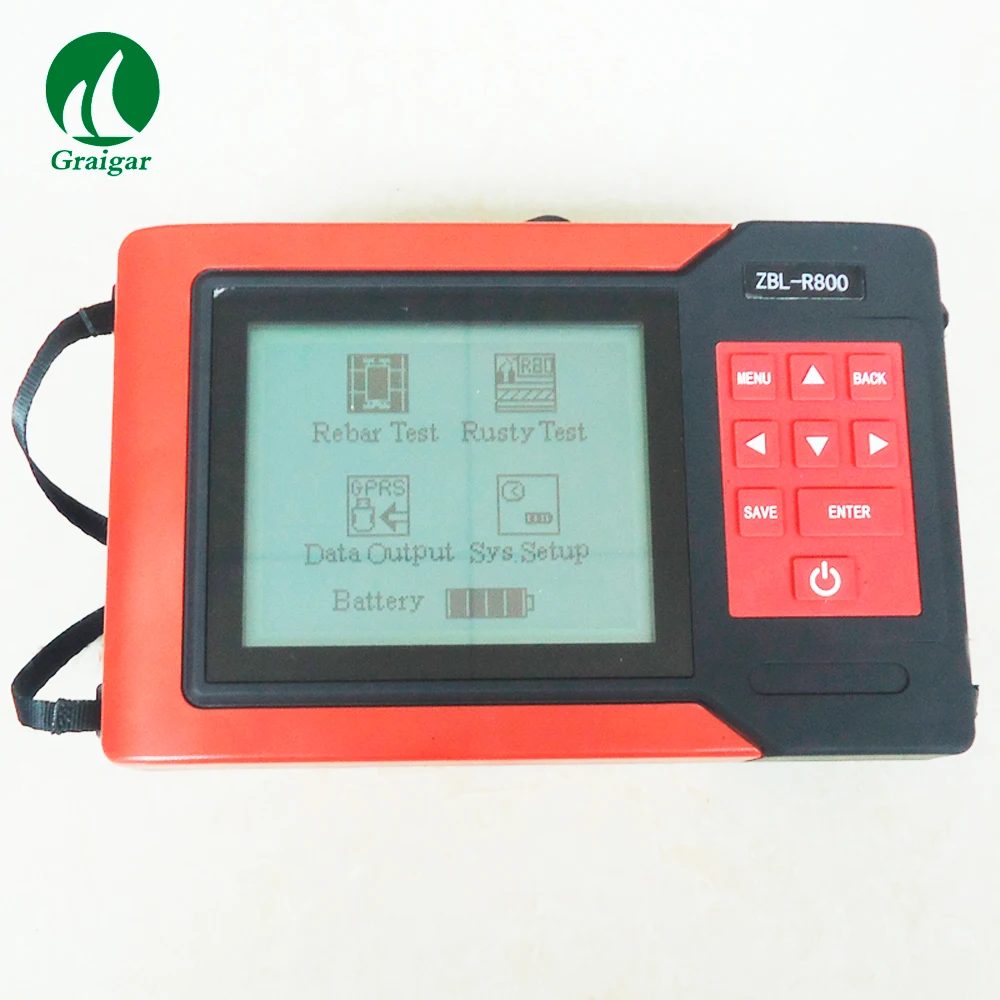 

ZBLR800 Multifuction Concrete Rebar Scanner Detector Locator ZBL-R800 Concrete Reinforcement Detector Position Determination.