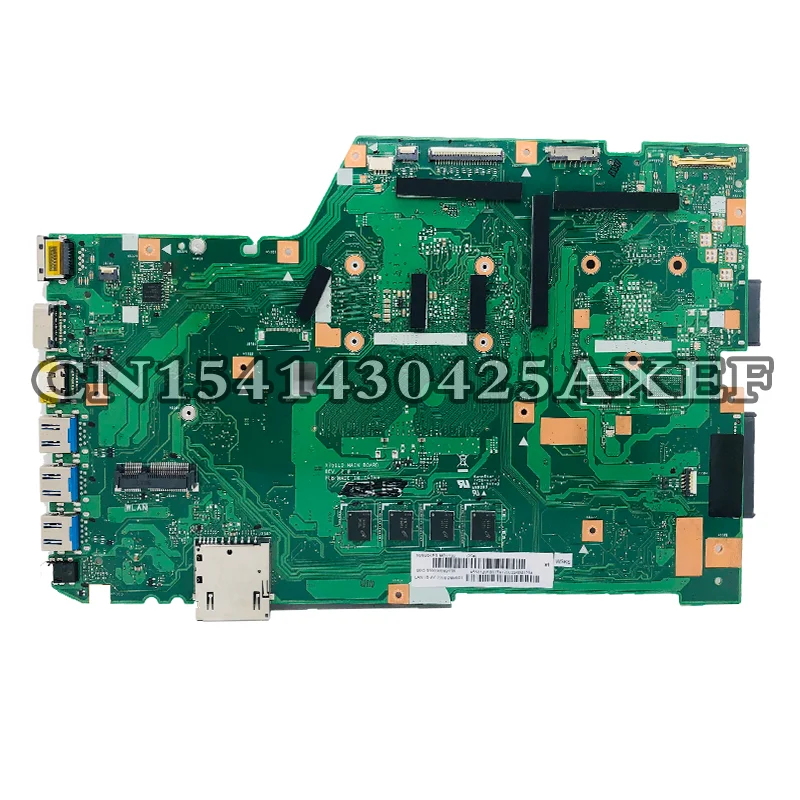 x751la test original notebook motherboard for asus x751ld x751la x751lab x751l x751 laptop i3 4010u 4gbram 100 working well free global shipping