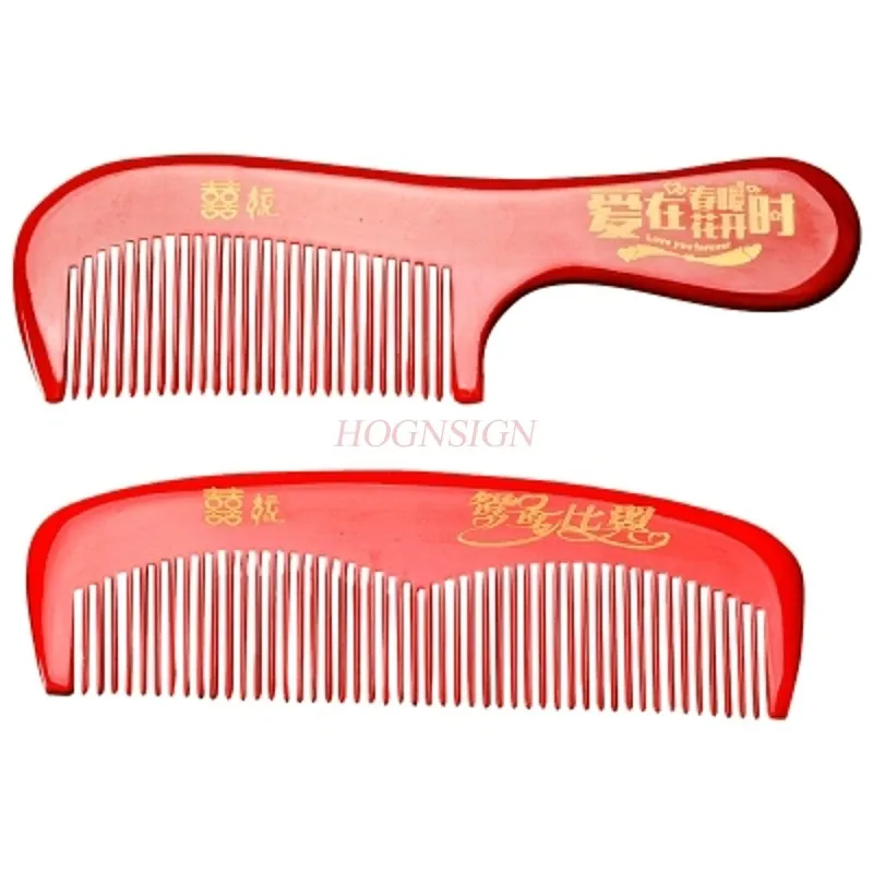 comb hairdr Wedding Mahogany Wood Comb Pair Upscale Combs Marry Bridal Dowry Supplies Anti Static Hairbrush Hairdressing