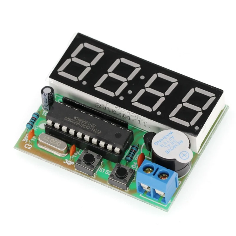 

4-bit Digital Clock Soldering Practice DIY Kit Training Skill Electronics Suit 1XCE