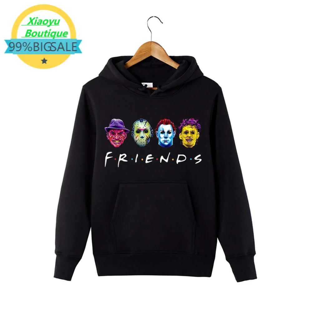 

Horror Friends Squad Friday The 13th hoodie Sweatershirt Massacre Hoodie Halloween Horror Movie Hoodie Halloween Gift