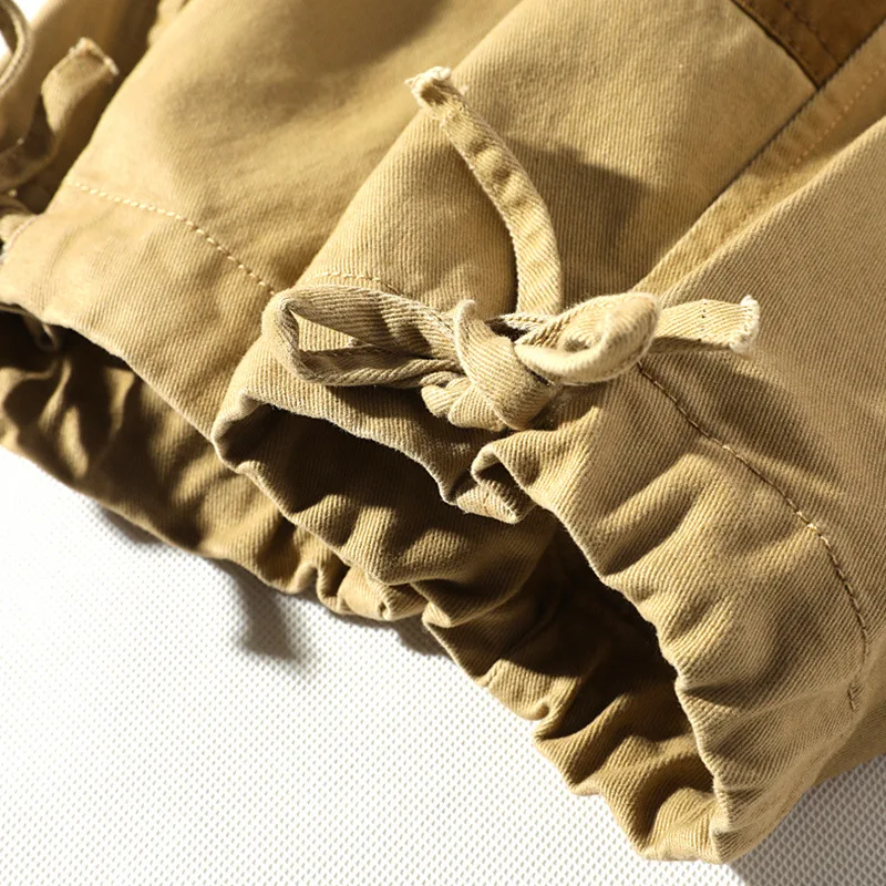 

SOUL OF TIGER New British Spring Style Pantalons Male Vintage Loose Cargo Pants Mens Casual Trousers Punk Oversized Streetwear