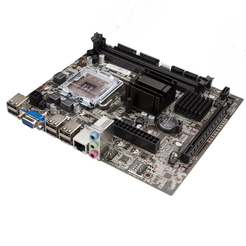 Восстановленная материнская плата LGA 775 771 G41 Intel чипсет SATA2.0 поддержка Xeon и 2 * DDR3