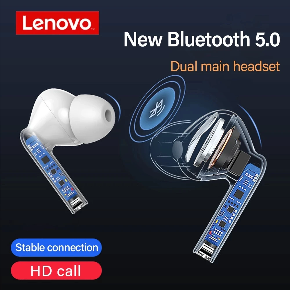 

Lenovo XT90 Wireless Earphone Bluetooth 5.0 Sports Headphone Touch Button IPX5 Waterproof Headset with 300mAh Charging Box