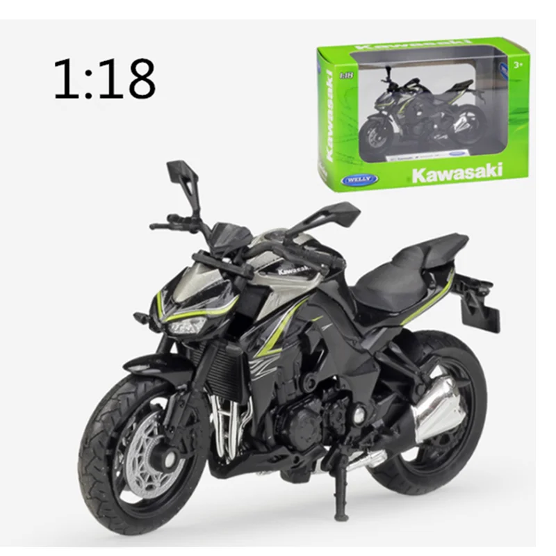Коллекция 1:18 Масштаб 2017 Z 1000 R моделирование сплава модель мотоцикла игрушки Disp ay